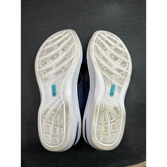 Zees Navy Blue Slip-On Sandals Size 10 Womens Comfort Slides - Picture 7 of 8